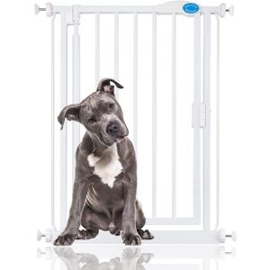 Bettacare - Auto Close Pet Gate, 61cm - 66.5cm, White, Extra Narrow, Narrow Pressure Fit Stair Gate for Dog & Puppy Bettacare - Auto Close Pet Gate, 61cm - 66.5cm, White, Extra Narrow, Narrow Pressure Fit Stair Gate for Dog & Puppy