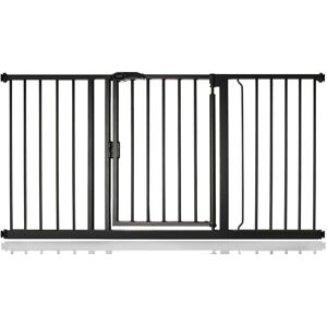 Bettacare - Auto Close Pet Gate, 147cm - 154cm, Matt Black, Pressure Fit Stair Gate for Dog & Puppy Bettacare - Auto Close Pet Gate, 147cm - 154cm, Matt Black, Pressure Fit Stair Gate for Dog & Puppy