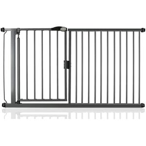 Bettacare Auto Close Pet Gate, 154.5cm - 161.2cm, Slate Grey, Pressure Fit Stair Gate for Dog & Puppy Bettacare Auto Close Pet Gate, 154.5cm - 161.2cm, Slate Grey, Pressure Fit Stair Gate for Dog & Puppy