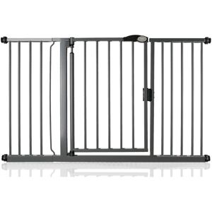 Bettacare - Auto Close Pet Gate, 139.8cm - 146.8cm, Slate Grey, Pressure Fit Stair Gate for Dog & Puppy Bettacare - Auto Close Pet Gate, 139.8cm - 146.8cm, Slate Grey, Pressure Fit Stair Gate for Dog & Puppy