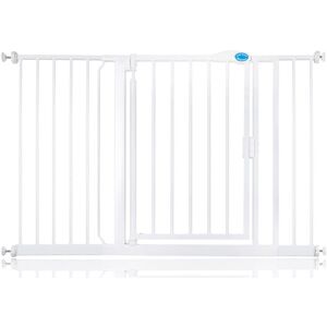 Bettacare - Auto Close Pet Gate, 125.4cm - 132.4cm, White, Pressure Fit Stair Gate for Dog & Puppy Bettacare - Auto Close Pet Gate, 125.4cm - 132.4cm, White, Pressure Fit Stair Gate for Dog & Puppy