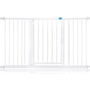 Bettacare - Auto Close Pet Gate, 139.8cm - 146.8cm, White, Pressure Fit Stair Gate for Dog & Puppy Bettacare - Auto Close Pet Gate, 139.8cm - 146.8cm, White, Pressure Fit Stair Gate for Dog & Puppy