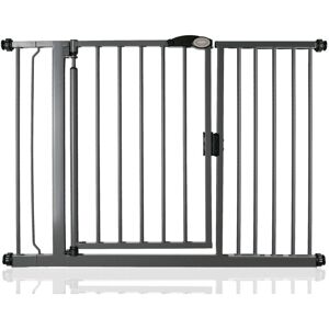 Bettacare - Auto Close Pet Gate, 118.2cm - 125.2cm, Slate Grey, Pressure Fit Stair Gate for Dog & Puppy Bettacare - Auto Close Pet Gate, 118.2cm - 125.2cm, Slate Grey, Pressure Fit Stair Gate for Dog & Puppy