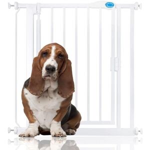 Bettacare - Auto Close Pet Gate, 75cm - 82cm, White, Pressure Fit Stair Gate for Dog & Puppy Bettacare - Auto Close Pet Gate, 75cm - 82cm, White, Pressure Fit Stair Gate for Dog & Puppy