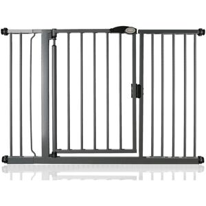 Bettacare - Auto Close Pet Gate, 125.4cm - 132.4cm, Slate Grey, Pressure Fit Stair Gate for Dog & Puppy Bettacare - Auto Close Pet Gate, 125.4cm - 132.4cm, Slate Grey, Pressure Fit Stair Gate for Dog & Puppy
