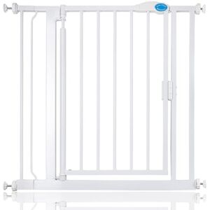 Bettacare - Auto Close Pet Gate, 82.2cm - 89.2cm, White, Pressure Fit Stair Gate for Dog & Puppy Bettacare - Auto Close Pet Gate, 82.2cm - 89.2cm, White, Pressure Fit Stair Gate for Dog & Puppy