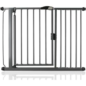 Bettacare - Auto Close Pet Gate, 111cm - 118cm, Slate Grey, Pressure Fit Stair Gate for Dog & Puppy Bettacare - Auto Close Pet Gate, 111cm - 118cm, Slate Grey, Pressure Fit Stair Gate for Dog & Puppy