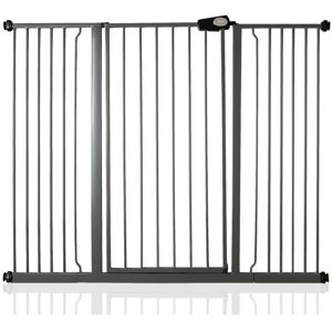 Bettacare - Child and Pet Gate, 139.8cm - 147.4cm, Slate Grey, Extra Tall Gate 104cm in Height, Pressure Fit Stair Gate Bettacare - Child and Pet Gate, 139.8cm - 147.4cm, Slate Grey, Extra Tall Gate 104cm in Height, Pressure Fit Stair Gate