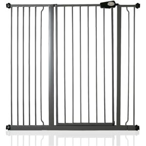 Bettacare - Child and Pet Gate, 113.8cm - 121.4cm, Slate Grey, Extra Tall Gate 104cm in Height, Pressure Fit Stair Gate Bettacare - Child and Pet Gate, 113.8cm - 121.4cm, Slate Grey, Extra Tall Gate 104cm in Height, Pressure Fit Stair Gate