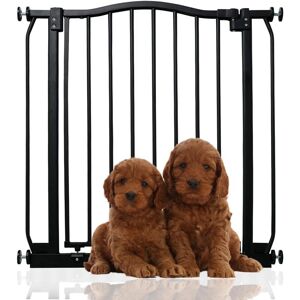 Bettacare - Curved Top Dog Gate, 71cm - 80cm, Matt Black, Pressure Fit Pet Gate for Dog and Puppy, Pet and Dog Barrier Bettacare - Curved Top Dog Gate, 71cm - 80cm, Matt Black, Pressure Fit Pet Gate for Dog and Puppy, Pet and Dog Barrier