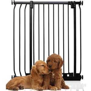Bettacare - Extra Tall Elite Dog Gate, 80cm - 89cm, Matt Black, Extra Tall 96.8cm in Height, Pressure Fit Pet Gate Bettacare - Extra Tall Elite Dog Gate, 80cm - 89cm, Matt Black, Extra Tall 96.8cm in Height, Pressure Fit Pet Gate