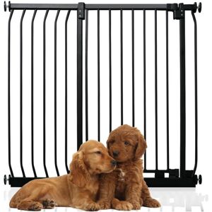 Bettacare - Extra Tall Elite Dog Gate, 98cm - 107cm, Matt Black, Extra Tall 96.8cm in Height, Pressure Fit Pet Gate Bettacare - Extra Tall Elite Dog Gate, 98cm - 107cm, Matt Black, Extra Tall 96.8cm in Height, Pressure Fit Pet Gate