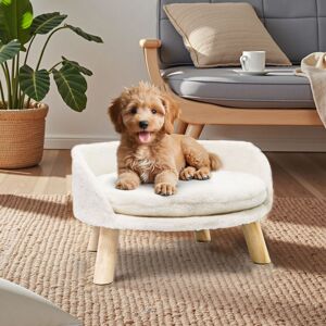 BingoPaw Cat Sofa Chair Bed: Elevated Nordic Pet Stool Bed with Removable Waterproof Mat,50cm BingoPaw Cat Sofa Chair Bed: Elevated Nordic Pet Stool Bed with Removable Waterproof Mat,50cm