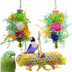 MCBOSON Bird chew toys, food grinder, parrot toys, cage toys, hanging toys for cockatiels, conures MCBOSON Bird chew toys, food grinder, parrot toys, cage toys, hanging toys for cockatiels, conures