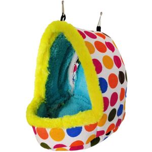Aougo - Hanging Bird Hammock Winter Warm Parrot Nest House Bed Plush Stuffed Animal Cave Hammock Toys for Parakeet Conure Cockatiel Cage Accessories Aougo - Hanging Bird Hammock Winter Warm Parrot Nest House Bed Plush Stuffed Animal Cave Hammock Toys for Parakeet Conure Cockatiel Cage Accessories