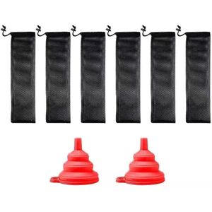 Ccykxa - Bird Mesh Feeding Bag Outdoor Bird Feeder Bag Seed Bag Hanging Feeder Bag with Food Funnel for Outdoor Garden Yard Ccykxa - Bird Mesh Feeding Bag Outdoor Bird Feeder Bag Seed Bag Hanging Feeder Bag with Food Funnel for Outdoor Garden Yard