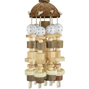 TLILY Bird Parrot Toy, Large Toy Natural Wooden Blocks Chewing Cage Bite Suits for Macaws Parrots TLILY Bird Parrot Toy, Large Toy Natural Wooden Blocks Chewing Cage Bite Suits for Macaws Parrots