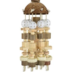 TLILY Bird Parrot Toy, Large Toy Natural Wooden Blocks Chewing Cage Bite Suits for Macaws Parrots TLILY Bird Parrot Toy, Large Toy Natural Wooden Blocks Chewing Cage Bite Suits for Macaws Parrots