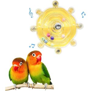 Groofoo - Bird Toys for Parakeets, Colorful Parakeet Toys Wheel, Interactive Spinner Rattle Parrot Toy, Cockatiel Toy for Bird Cage, Chewing Exercise Groofoo - Bird Toys for Parakeets, Colorful Parakeet Toys Wheel, Interactive Spinner Rattle Parrot Toy, Cockatiel Toy for Bird Cage, Chewing Exercise