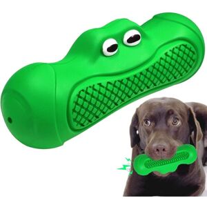 Cyslmuk - Green Indestructible Dog Toy Large Dog,Dog Chew Toys,Almost Indestructible Rubber Toothbrush Toy for Medium Large Pet Cyslmuk - Green Indestructible Dog Toy Large Dog,Dog Chew Toys,Almost Indestructible Rubber Toothbrush Toy for Medium Large Pet