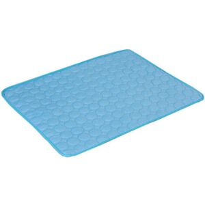 MCBOSON Blue Refreshing Mat for Dog and Cat - For Summer - Self-Cooling - Washable - Waterproof Cooling Pad - Non-Slip - Comfortable, M (60 x 50 cm) MCBOSON Blue Refreshing Mat for Dog and Cat - For Summer - Self-Cooling - Washable - Waterproof Cooling Pad - Non-Slip - Comfortable, M (60 x 50 cm)