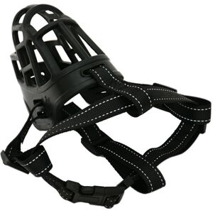 TEHTUY Breathable, anti-bite and anti-barking dog muzzle, suitable for medium breeds (muzzle circumference 21–23 cm, 10–18 kg) TEHTUY Breathable, anti-bite and anti-barking dog muzzle, suitable for medium breeds (muzzle circumference 21–23 cm, 10–18 kg)