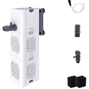 SJQKA Built-in filter for aquarium 80-250 L, 15 W, flow rate 1000 l/h, integrated filter pump with filter sponge SJQKA Built-in filter for aquarium 80-250 L, 15 W, flow rate 1000 l/h, integrated filter pump with filter sponge