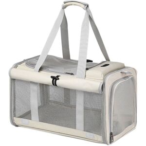 GROOFOO Cat Carrier and Dog Carrier is Designed for Pets Weighing up to 16 lbs.Soft-Sided,Durable and Collapsible Travel Carrier,Breathable Mesh for GROOFOO Cat Carrier and Dog Carrier is Designed for Pets Weighing up to 16 lbs.Soft-Sided,Durable and Collapsible Travel Carrier,Breathable Mesh for