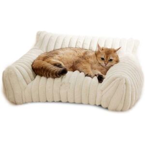 Groofoo - Cat Couch Bed Cute Pet Bed for Small Medium and Large Cats and Dogs Fluffy Sofa Bed for Pets Indoor with Non-Slip Bottom & Washable Groofoo - Cat Couch Bed Cute Pet Bed for Small Medium and Large Cats and Dogs Fluffy Sofa Bed for Pets Indoor with Non-Slip Bottom & Washable