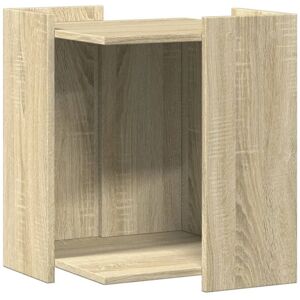 Cat Litter Box Enclosure Sonoma Oak 42x42x51 cm Engineered Wood Vidaxl Cat Litter Box Enclosure Sonoma Oak 42x42x51 cm Engineered Wood Vidaxl