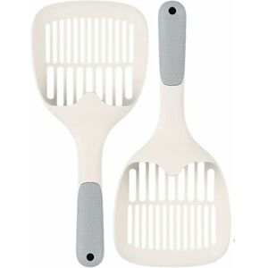 HÉLOISE Cat Litter Scoop, Durable Plastic Cat Litter Scoop, with Handle, Non-Slip for Cleaning Cat Litter, Pet Supplies HÉLOISE Cat Litter Scoop, Durable Plastic Cat Litter Scoop, with Handle, Non-Slip for Cleaning Cat Litter, Pet Supplies
