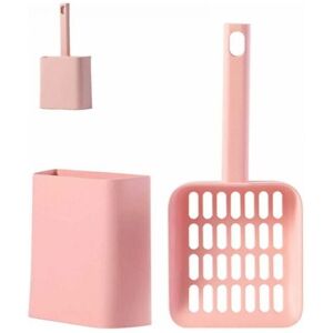 Ymyny - Cat Litter Scoop with Plastic Holder, Pet Cleaning Products, Sifter Scoop, Comfortable Handle, Hygienic Litter Scoop Ymyny - Cat Litter Scoop with Plastic Holder, Pet Cleaning Products, Sifter Scoop, Comfortable Handle, Hygienic Litter Scoop