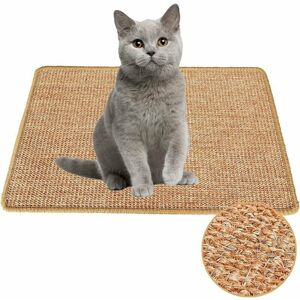 Dhklfa - Cat Scratching Mat, Natural Sisal Scratching Mat Scratcher Non-Slip Pet Scratching Pad for Cat Cat Claw Care Toy(30 40cm) zhuoxaun Dhklfa - Cat Scratching Mat, Natural Sisal Scratching Mat Scratcher Non-Slip Pet Scratching Pad for Cat Cat Claw Care Toy(30 40cm) zhuoxaun