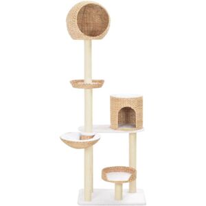 vidaXL Cat Tree with Sisal Scratching Post Seagrass - Cat Tree vidaXL Cat Tree with Sisal Scratching Post Seagrass - Cat Tree