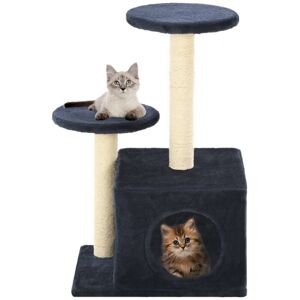 Cat Tree with Sisal Scratching Posts 60 cm Dark Blue Vidaxl Cat Tree with Sisal Scratching Posts 60 cm Dark Blue Vidaxl