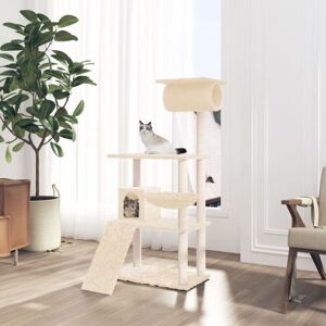 vidaXL Cat Tree with Sisal Posts - 131 cm Multi-Color Cat Tower vidaXL Cat Tree with Sisal Posts - 131 cm Multi-Color Cat Tower