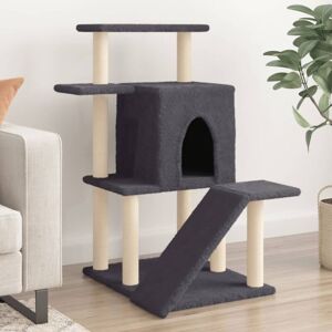 vidaXL Cat Scratching Post dark grey 97cm (172099) vidaXL Cat Scratching Post dark grey 97cm (172099)
