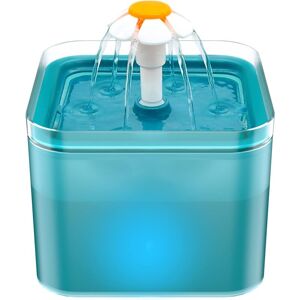 TONCHEAN Cat Water Fountain, Ultra Quiet Cat Water Dispenser, Cat Water Dispenser with LED Light, 2L Cat Fountain, with Activated Carbon Filter and Water Pump TONCHEAN Cat Water Fountain, Ultra Quiet Cat Water Dispenser, Cat Water Dispenser with LED Light, 2L Cat Fountain, with Activated Carbon Filter and Water Pump