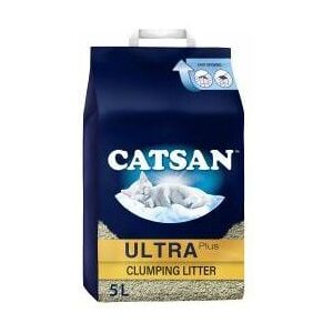 Catsan - Ultra Clumping Odour Control Cat Litter - 5ltr - 811524 Catsan - Ultra Clumping Odour Control Cat Litter - 5ltr - 811524