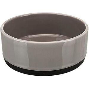 Trixie Grey Ceramic Dog Bowl - Non-slip 750ml Trixie Grey Ceramic Dog Bowl - Non-slip 750ml