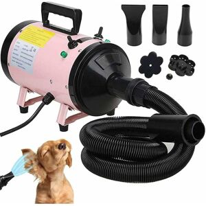 Briefness - 2800W Dog Cat Pet Hairdryer Grooming Adjustable Wind Speed Temperature Setting Blaster Blower Coat Fur with 3 Different Nozzle Briefness - 2800W Dog Cat Pet Hairdryer Grooming Adjustable Wind Speed Temperature Setting Blaster Blower Coat Fur with 3 Different Nozzle