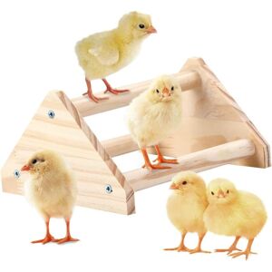 Groofoo - Chicken Perch Strong Pine Wooden Chick Jungle Gym Roosting Bar, Chick Perch Toys for Coop and Brooder for Large Bird Baby Chicks Parrot Groofoo - Chicken Perch Strong Pine Wooden Chick Jungle Gym Roosting Bar, Chick Perch Toys for Coop and Brooder for Large Bird Baby Chicks Parrot
