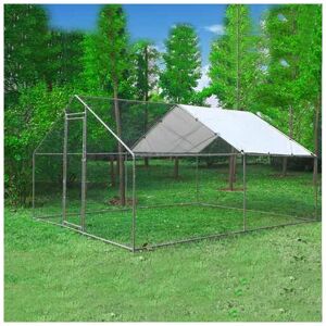 KMS - FoxHunter Chicken Pet Run Cage Walk In Coop Kennel Rabbit Dog Puppy Poultry Hen Animal Hutch House Enclosure Playpen Outdoor Shade Running KMS - FoxHunter Chicken Pet Run Cage Walk In Coop Kennel Rabbit Dog Puppy Poultry Hen Animal Hutch House Enclosure Playpen Outdoor Shade Running
