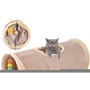 Longziming - Collapsible Cat Tunnel with Caves, for Cat Suede Pet Toy for Kittens Puppy Rabbits Guinea Pigs Ferret Dia, with Balls and Fun Toys for Longziming - Collapsible Cat Tunnel with Caves, for Cat Suede Pet Toy for Kittens Puppy Rabbits Guinea Pigs Ferret Dia, with Balls and Fun Toys for