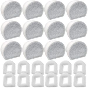 YMYNY Confezione da 24 prefiltri in schiuma and filtro al carbone compatible with fontane PetSafe Drinkwell inox 360 Avalon Pagoda Seascape e Sedona, YMYNY Confezione da 24 prefiltri in schiuma and filtro al carbone compatible with fontane PetSafe Drinkwell inox 360 Avalon Pagoda Seascape e Sedona,