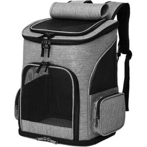 Ymyny - Convenient Dog Carrier Bag for Outing - Foldable Pet Backpack - Dog Cat Carrier - Pet Backpack - Gray mumu Ymyny - Convenient Dog Carrier Bag for Outing - Foldable Pet Backpack - Dog Cat Carrier - Pet Backpack - Gray mumu