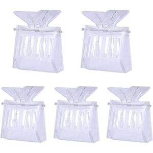 Csparkv - 6.6x5.1x4.8 Pack of 5 Beekeeper Queen Bee Dream Catcher Plastic Clip - Clear Csparkv - 6.6x5.1x4.8 Pack of 5 Beekeeper Queen Bee Dream Catcher Plastic Clip - Clear