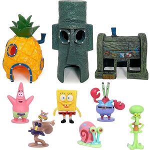 9PCS Aquarium Decoration, Aquarium Ornament, Resin Fish Tank Ornament Aquarium Pineapple Shape Fish Tank Accessories - Csparkv 9PCS Aquarium Decoration, Aquarium Ornament, Resin Fish Tank Ornament Aquarium Pineapple Shape Fish Tank Accessories - Csparkv