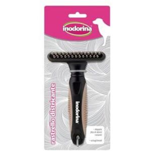 Detangling rake for dogs - Inodorina - Rounded tip teeth - For medium and long hair - Daily use Detangling rake for dogs - Inodorina - Rounded tip teeth - For medium and long hair - Daily use