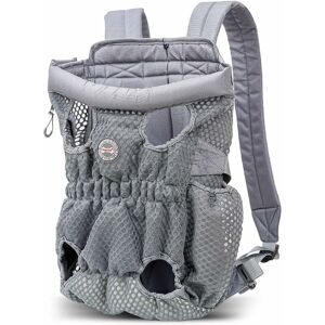 Héloise - Dog Backpack Double Shoulder Dog Cat Bag Breathable Pet Backpack with Mesh Window Dog Carrier Belly Bag Carrier for Small Medium Dog Travel Héloise - Dog Backpack Double Shoulder Dog Cat Bag Breathable Pet Backpack with Mesh Window Dog Carrier Belly Bag Carrier for Small Medium Dog Travel